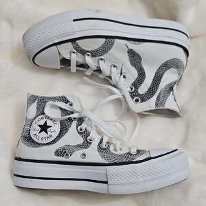 Converse By You Chuck Taylor All Star Platform High Top Snake W6.5 / M4.5